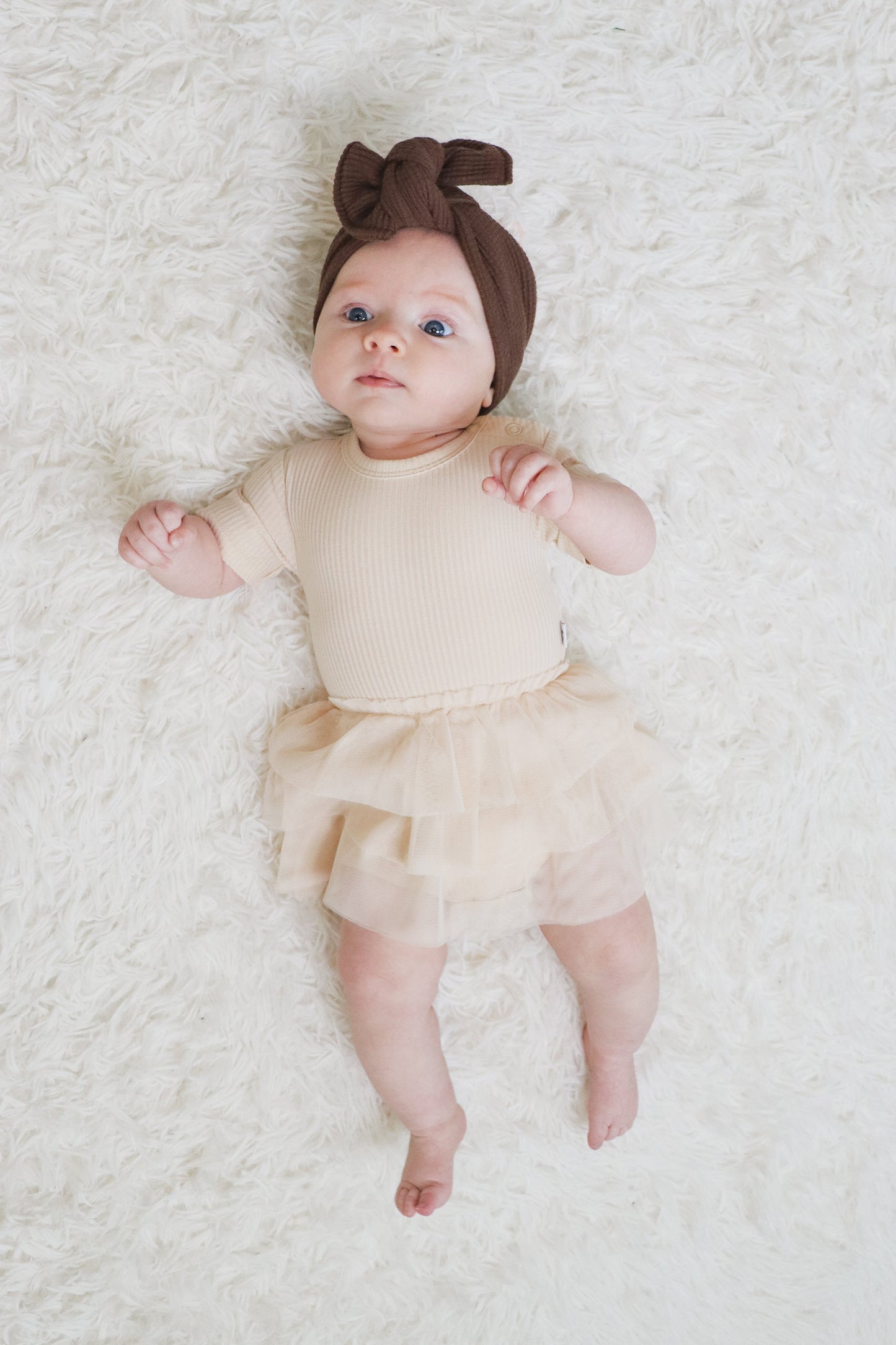 OAT RIB DREAM TUTU BODYSUIT DRESS