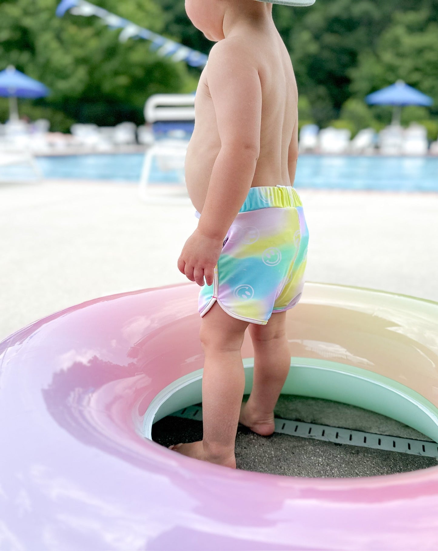 DREAMY SMILEY DREAM SWIM SHORTIES