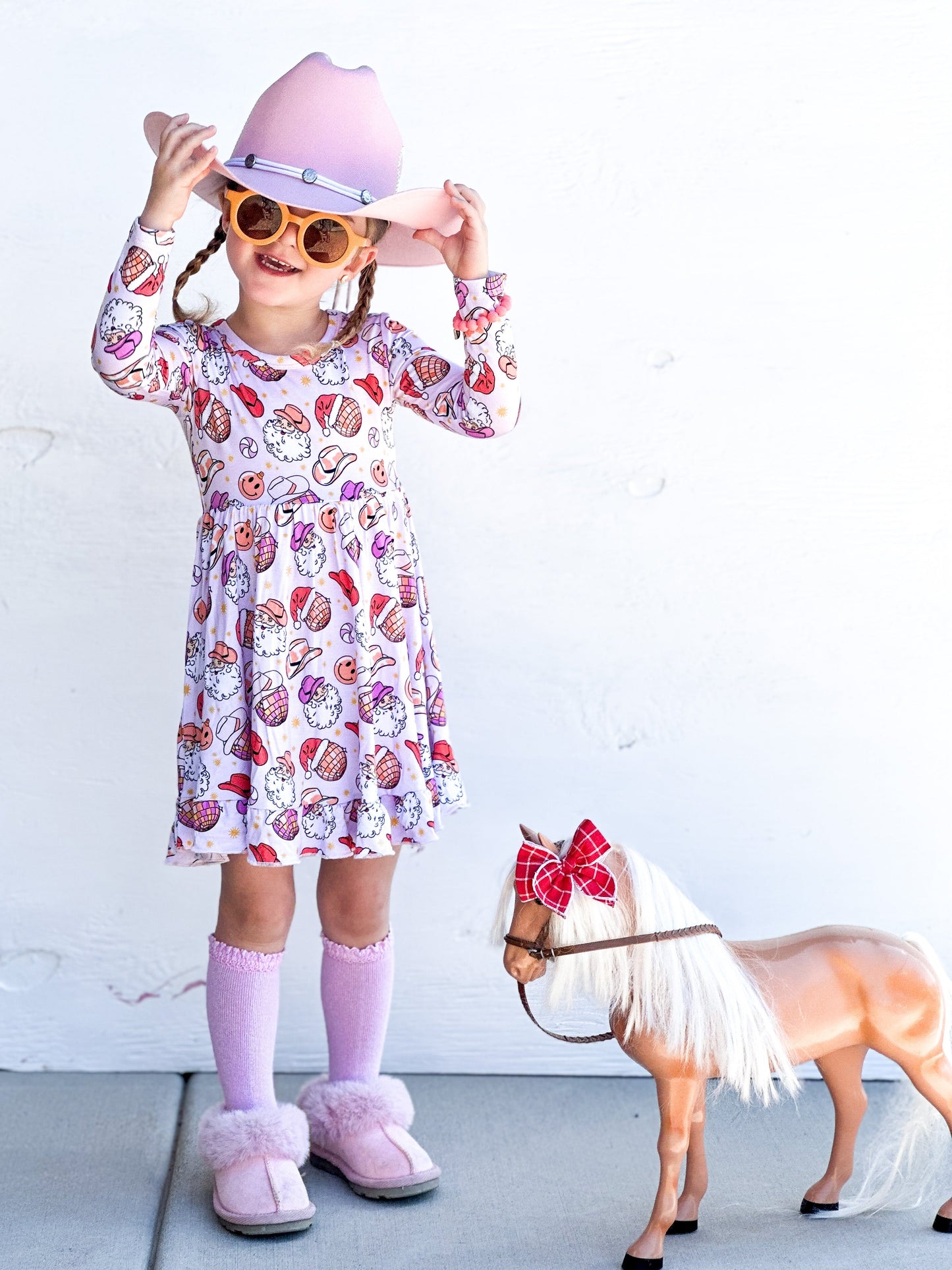 COWGIRL CLAUS DREAM RUFFLE DRESS