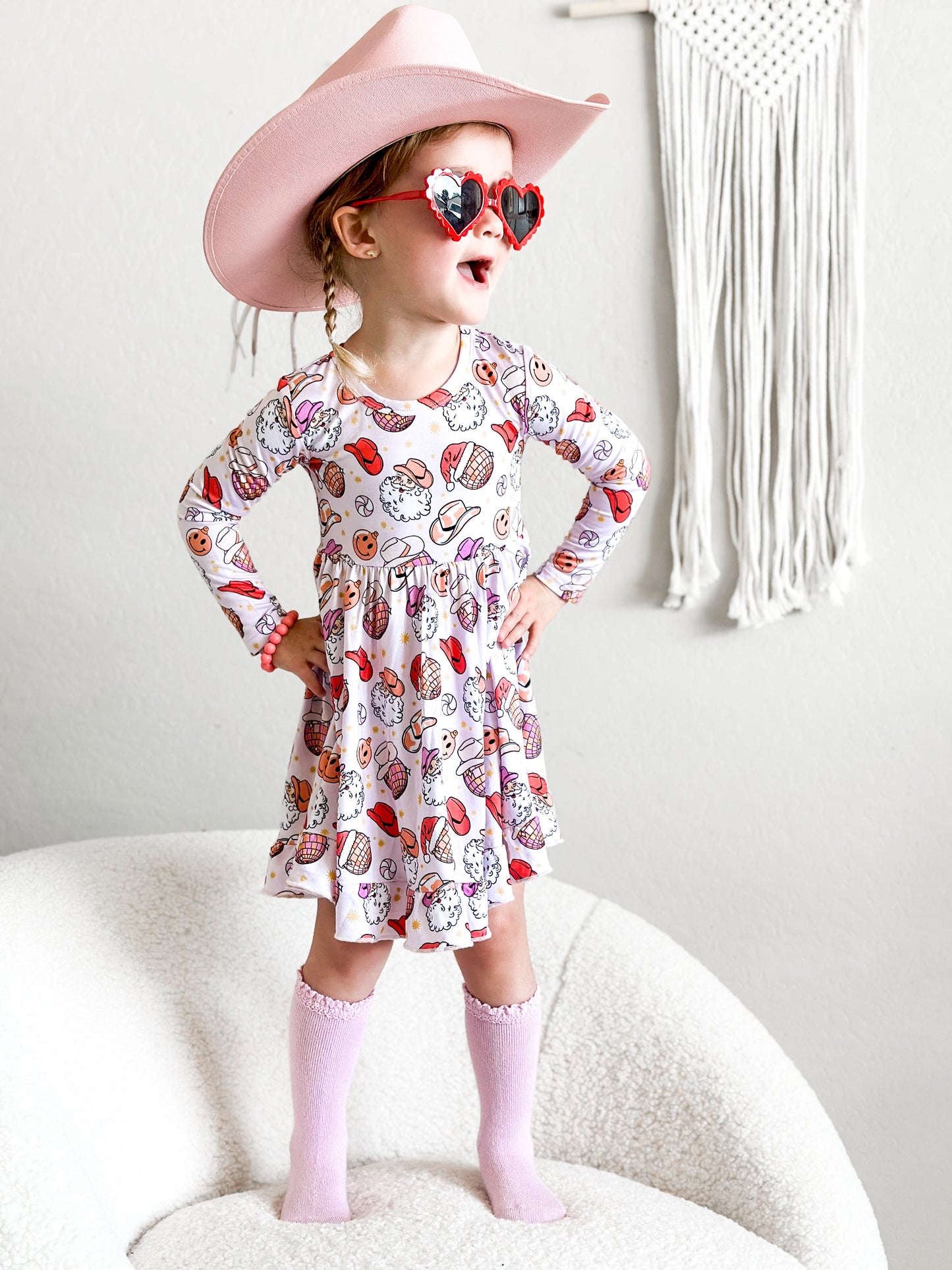 COWGIRL CLAUS DREAM RUFFLE DRESS