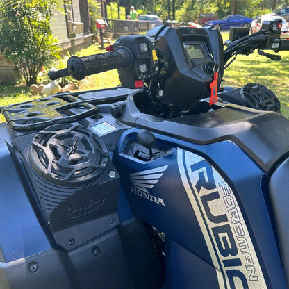 2014+ Honda Rancher, Foreman, Rubicon Bluetooth ATV Speaker Pods - Fender Mounted