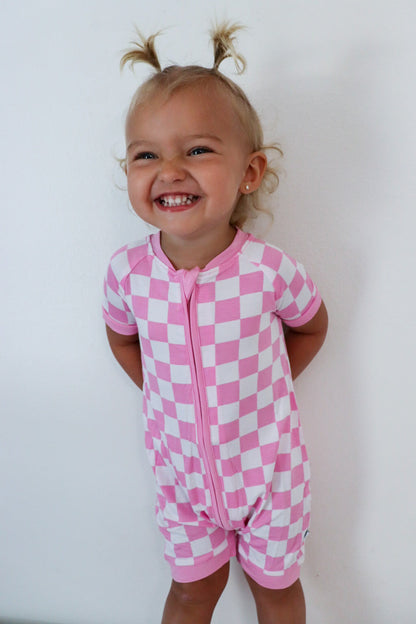 BUBBLEGUM CHECKERS DREAM SHORTIE