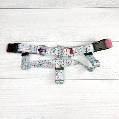 **BUNDLE!** Cherry Blossoms Blue Freedom No-Pull Harness & More!