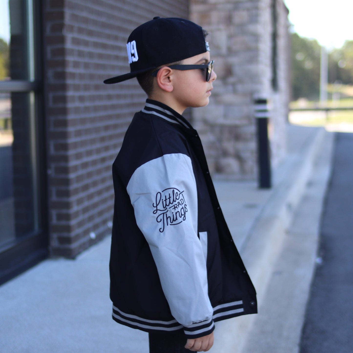 KIDS WATERPROOF LETTERMAN JACKET - OLD SCHOOL