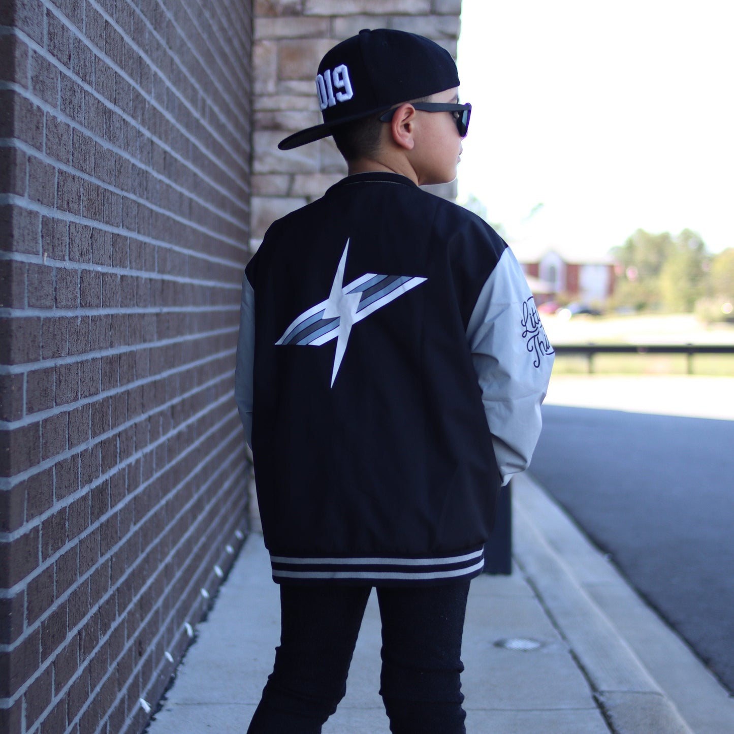 KIDS WATERPROOF LETTERMAN JACKET - OLD SCHOOL