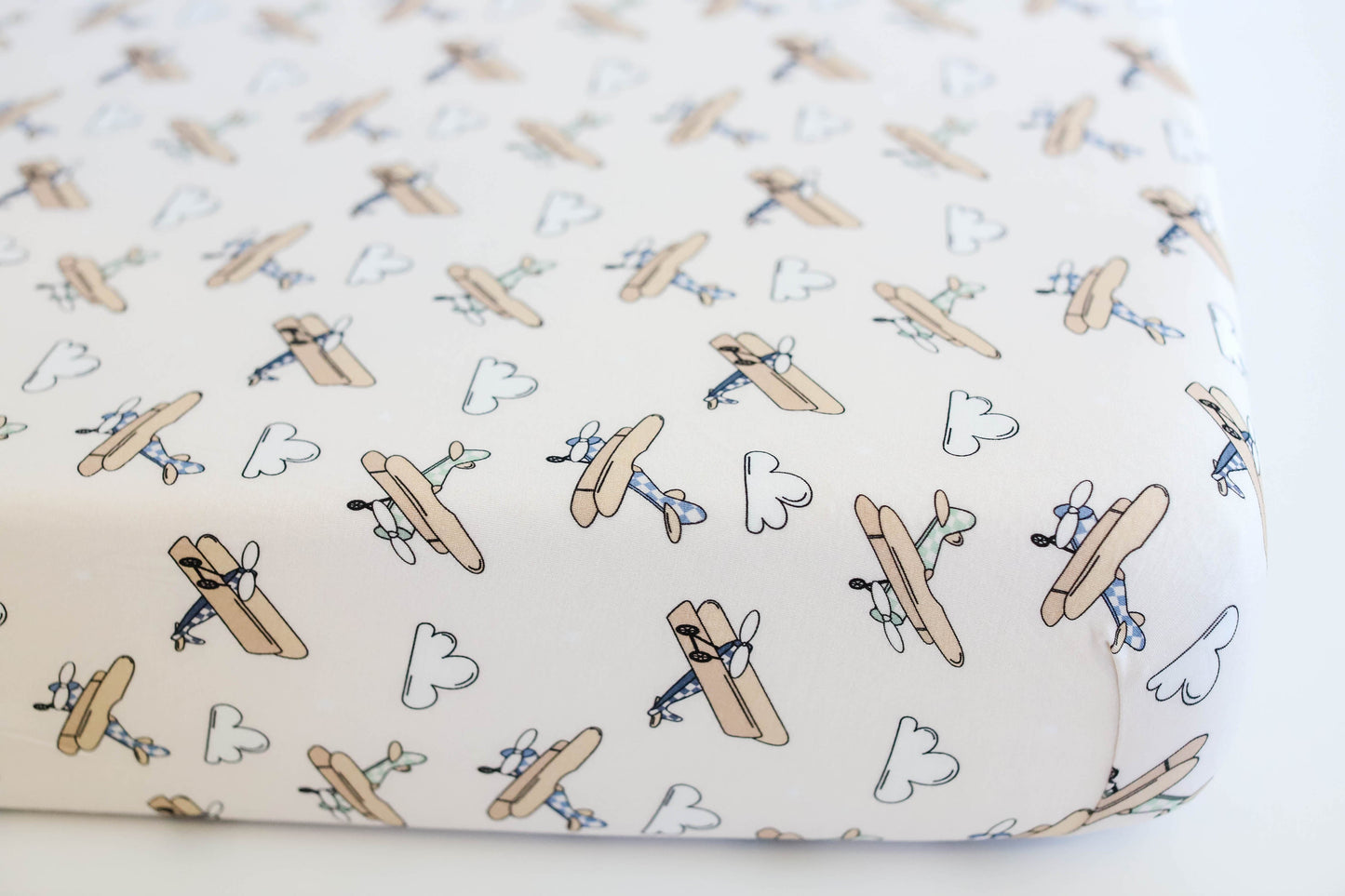 PLANE FUN DREAM CRIB SHEET