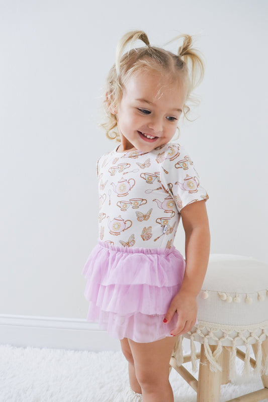 TEA TIME DREAM TUTU BODYSUIT DRESS