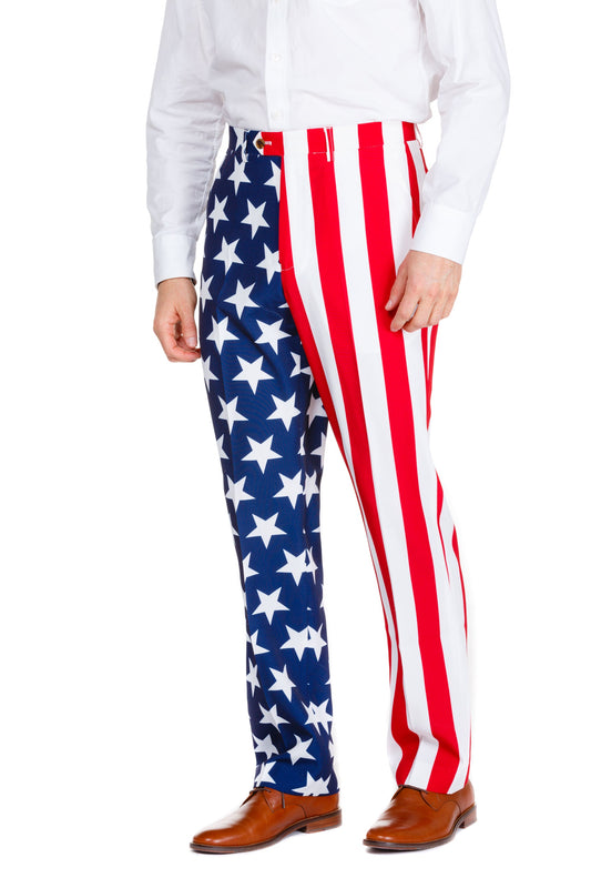 The Tommy J | American Flag Suit Pants