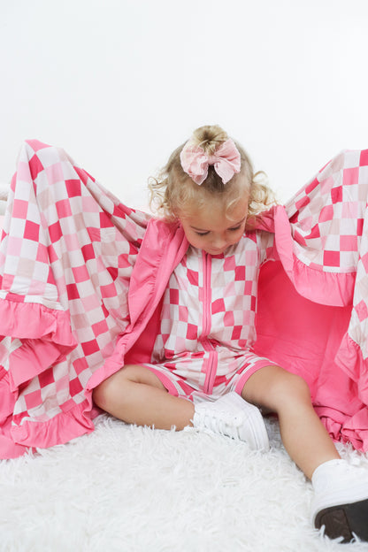 DREAMY PINK CHECKERS DREAM SHORTIE