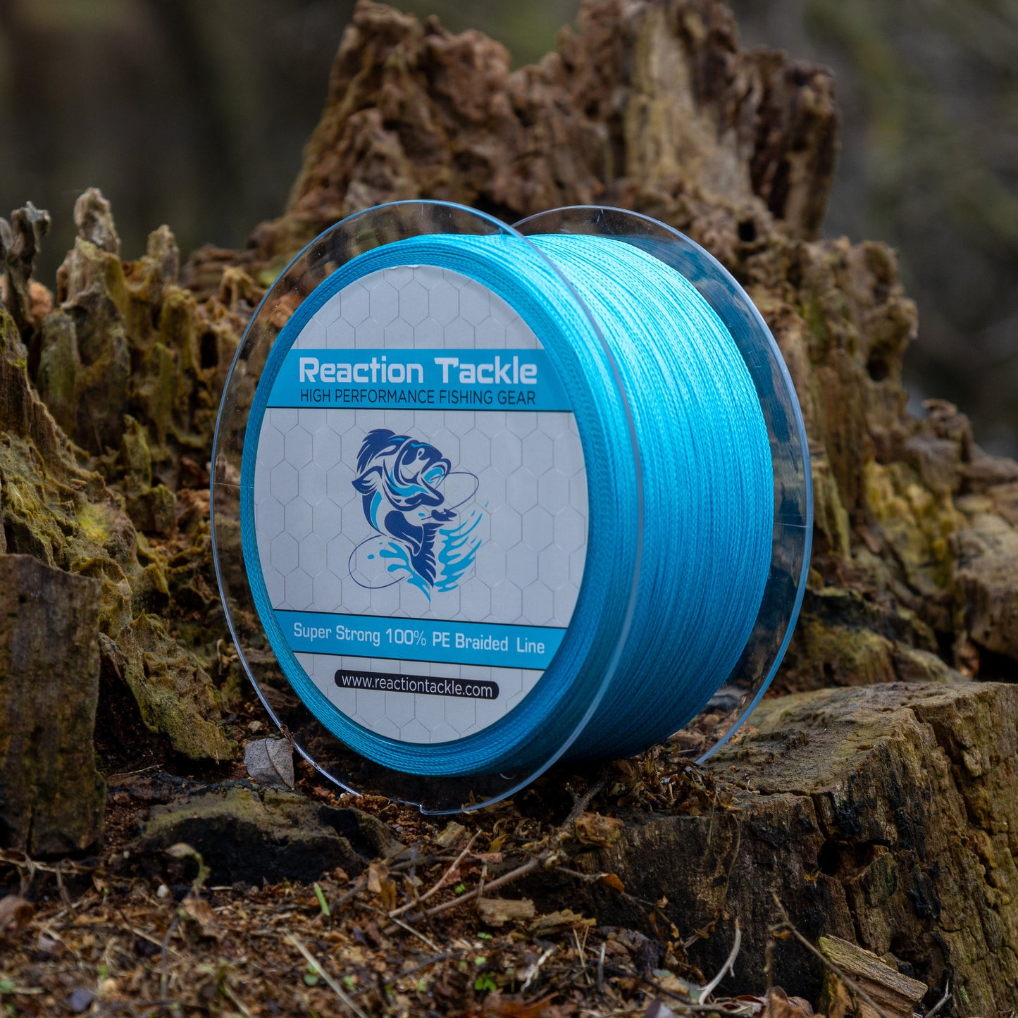 Reaction Tackle Braided Fishing Line - Sea Blue