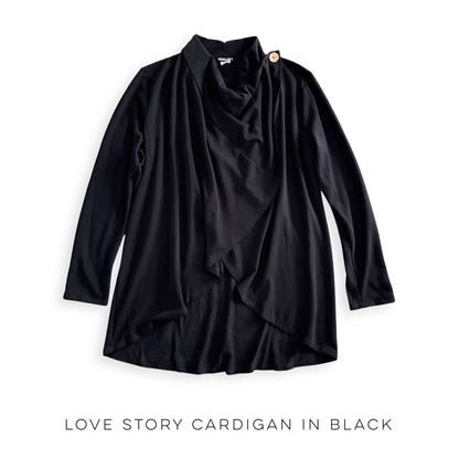 Love Story Cardigan in Black (S)