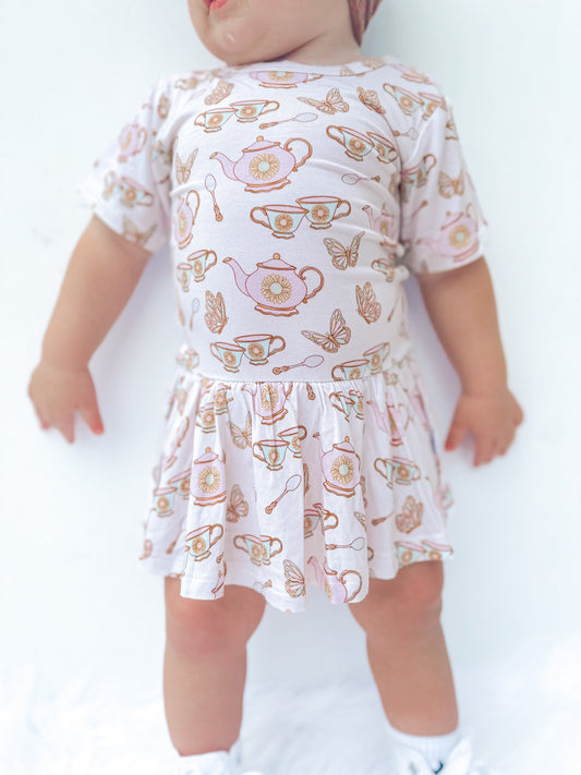 TEA TIME DREAM BODYSUIT DRESS