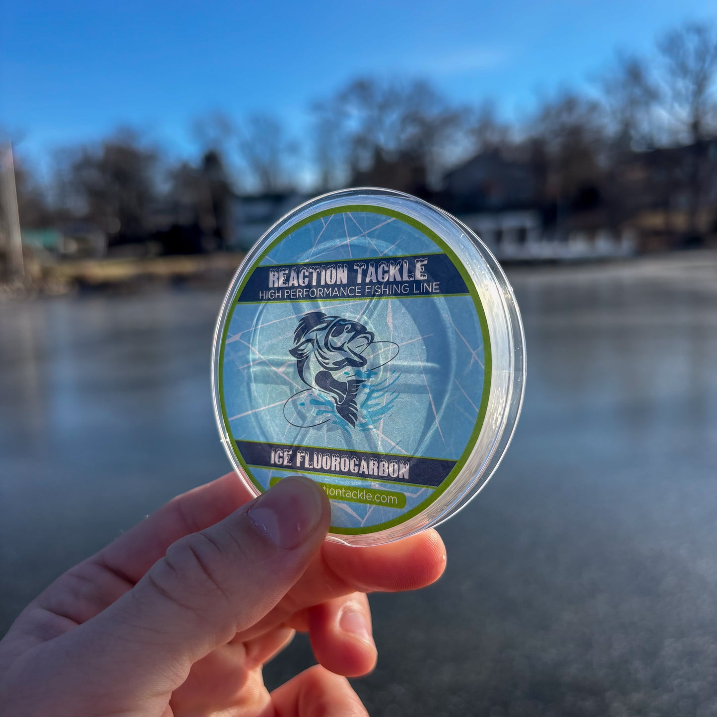 Reaction Tackle Ice Fluorocarbon Fishing Line or Leader