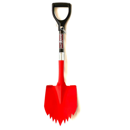 ATV / UTV Krazy Beaver Shorty Shovel (Textured Red Head / Black Handle)