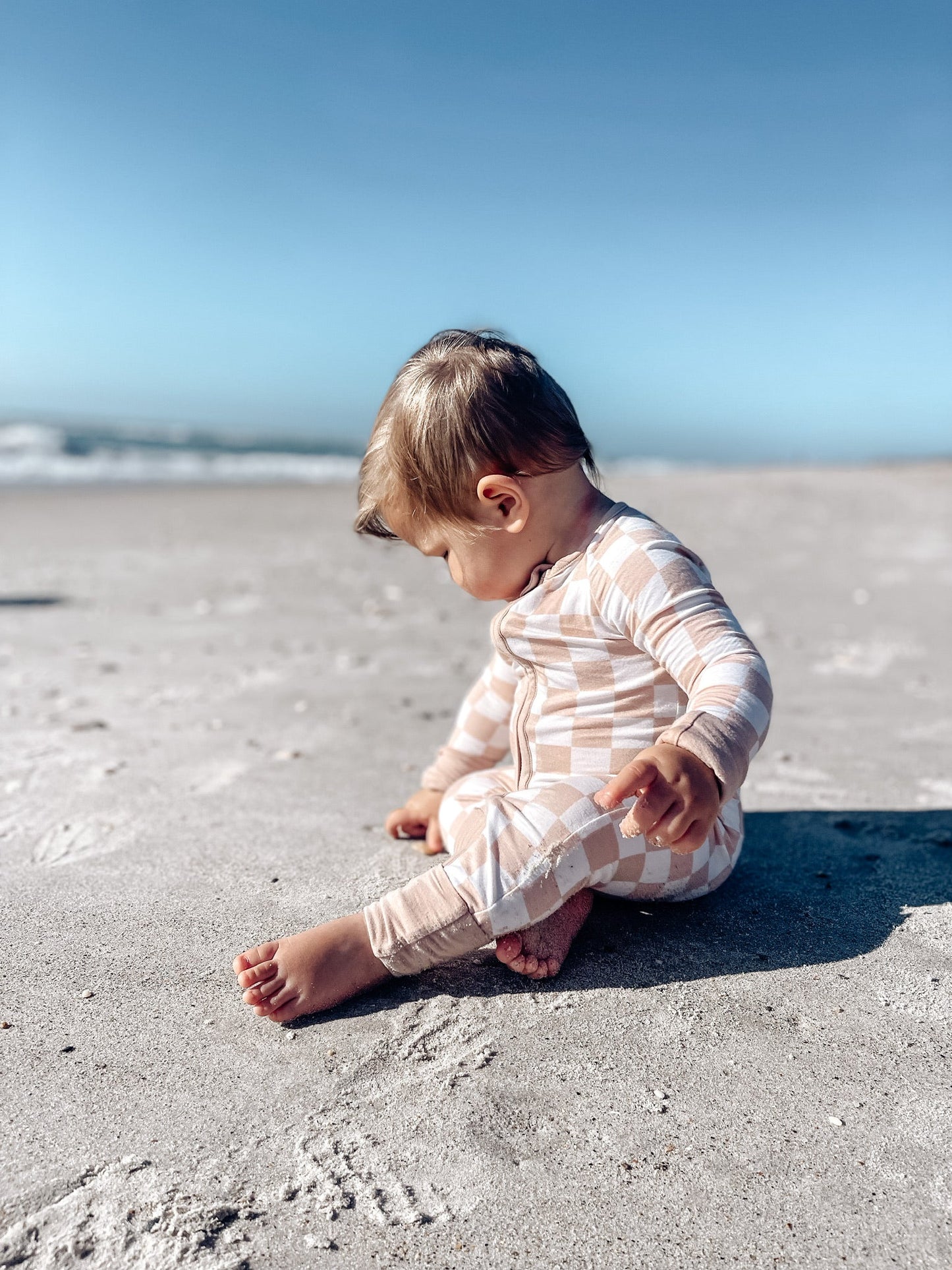 SANDY CHECKERS DREAM ROMPER