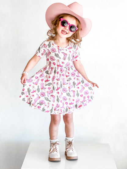 HOWDY VALENTINE EXCLUSIVE DREAM RUFFLE DRESS