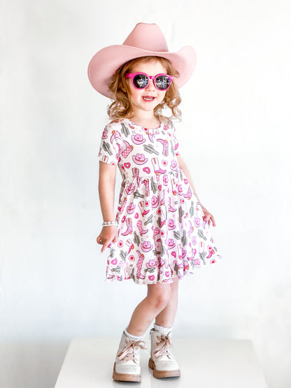 HOWDY VALENTINE EXCLUSIVE DREAM RUFFLE DRESS