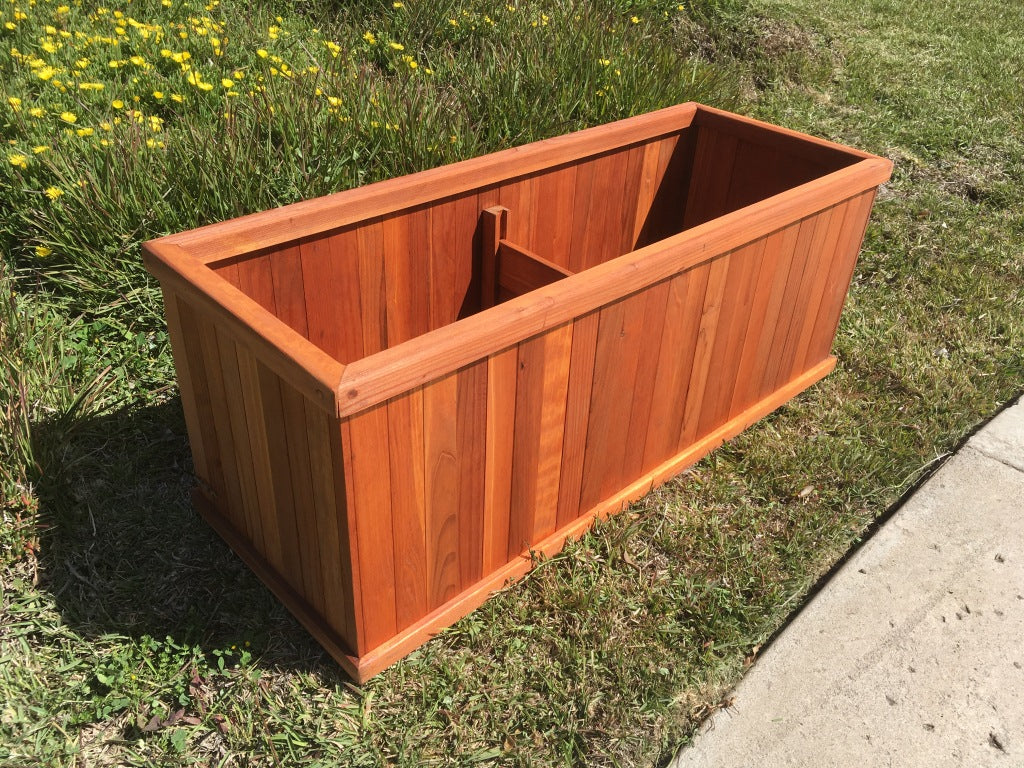 Santa Clara Redwood Planter Box