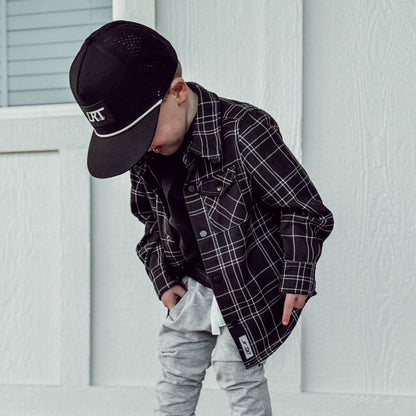 KIDS FLIP SIDE FLANNEL