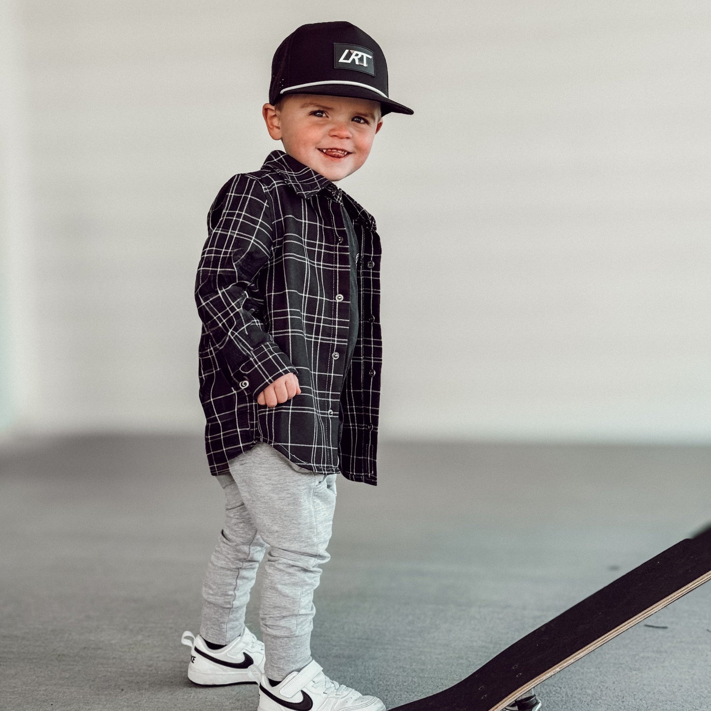 KIDS FLIP SIDE FLANNEL