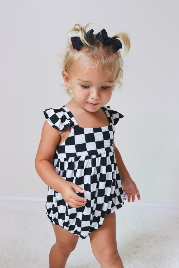 OREO CHECKERS DREAM BUBBLE ROMPER