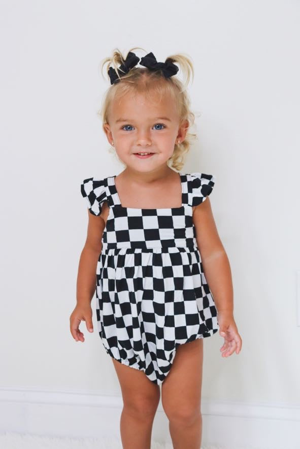 OREO CHECKERS DREAM BUBBLE ROMPER