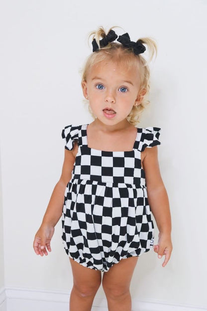 OREO CHECKERS DREAM BUBBLE ROMPER