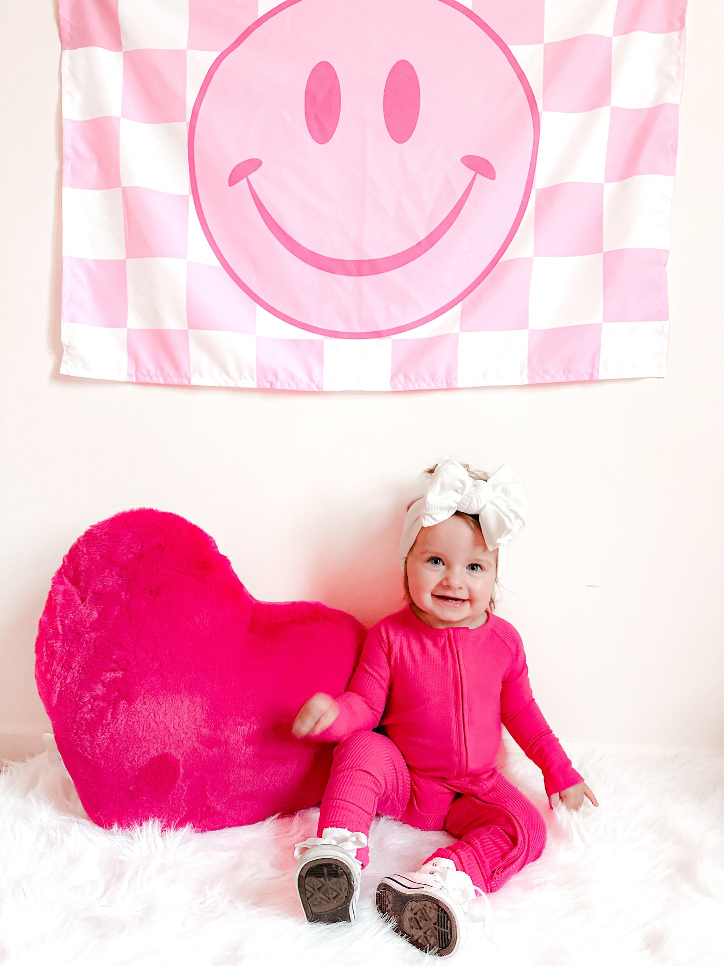 HOT PINK RIB DREAM ROMPER