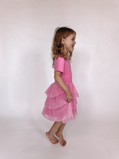 BUBBLEGUM RIB DREAM TUTU DRESS