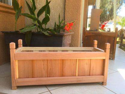 Garden Redwood Solid Planter Box