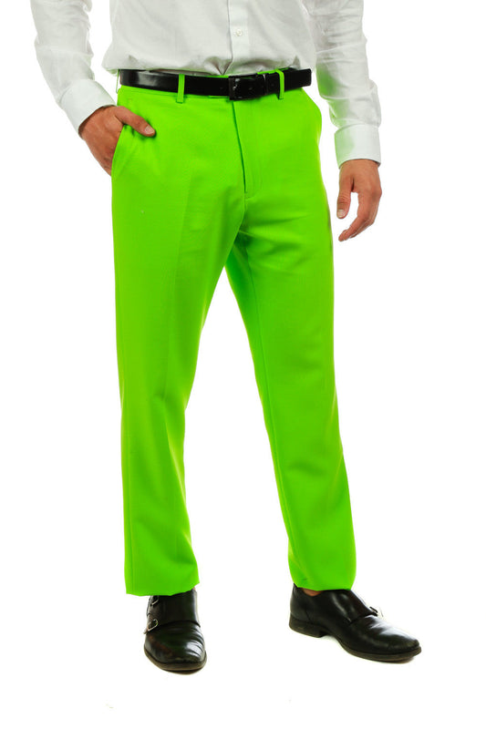 The Green Gauchos | Lime Green Suit Pants