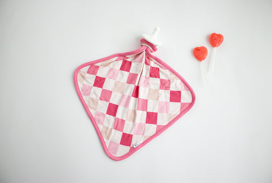 DREAMY PINK CHECKERS DREAM LOVEY