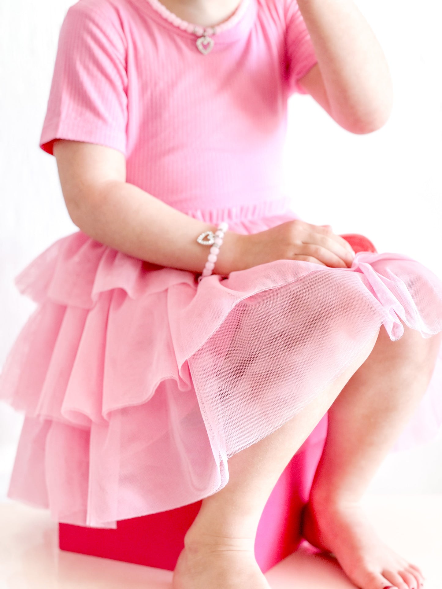 BUBBLEGUM RIB DREAM TUTU DRESS