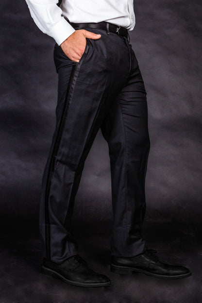 The Classics | Black Tuxedo Pants