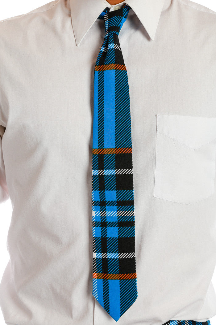 The Highlander Blue Tartan | Plaid Tie