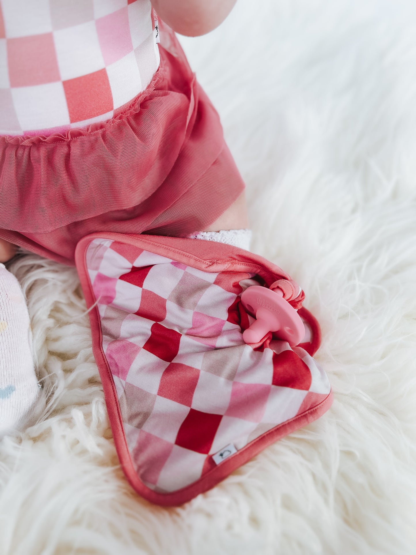 DREAMY PINK CHECKERS DREAM LOVEY