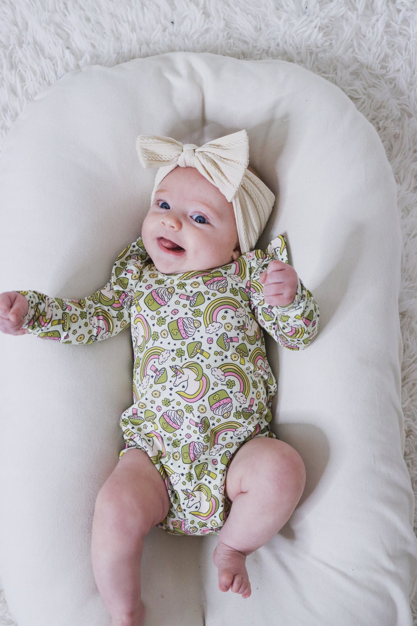 LUCK OF THE UNICORN DREAM BUBBLE ROMPER