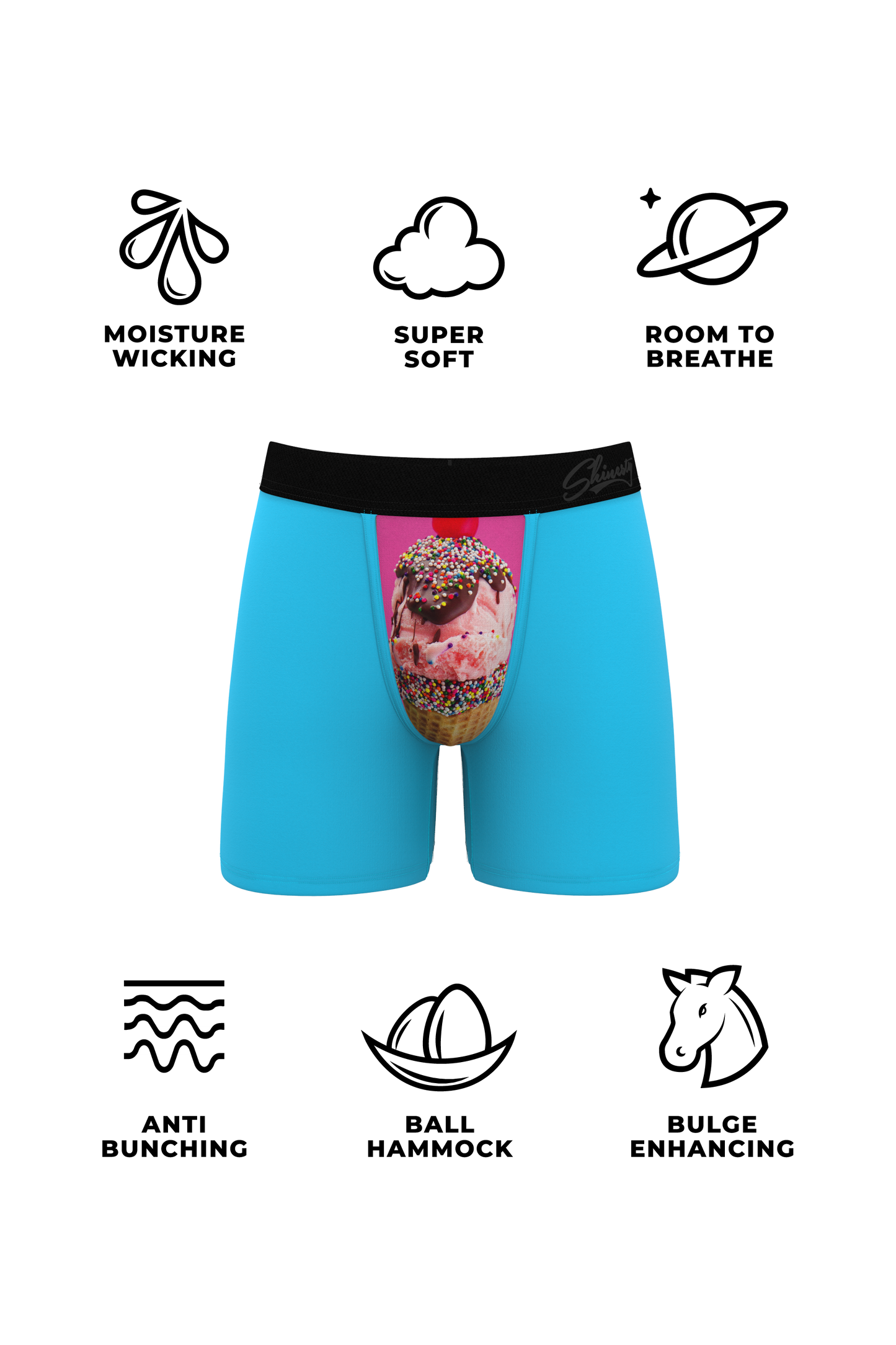 The Sundays Sundae | Ice Cream Ball Hammock® Pouch Underwear