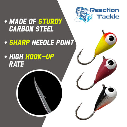 Reaction Tackle Ice Fishing Jigs-NEW sizes available!