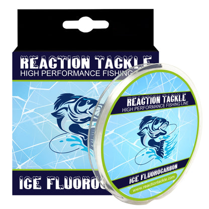 Reaction Tackle Ice Fluorocarbon Fishing Line or Leader