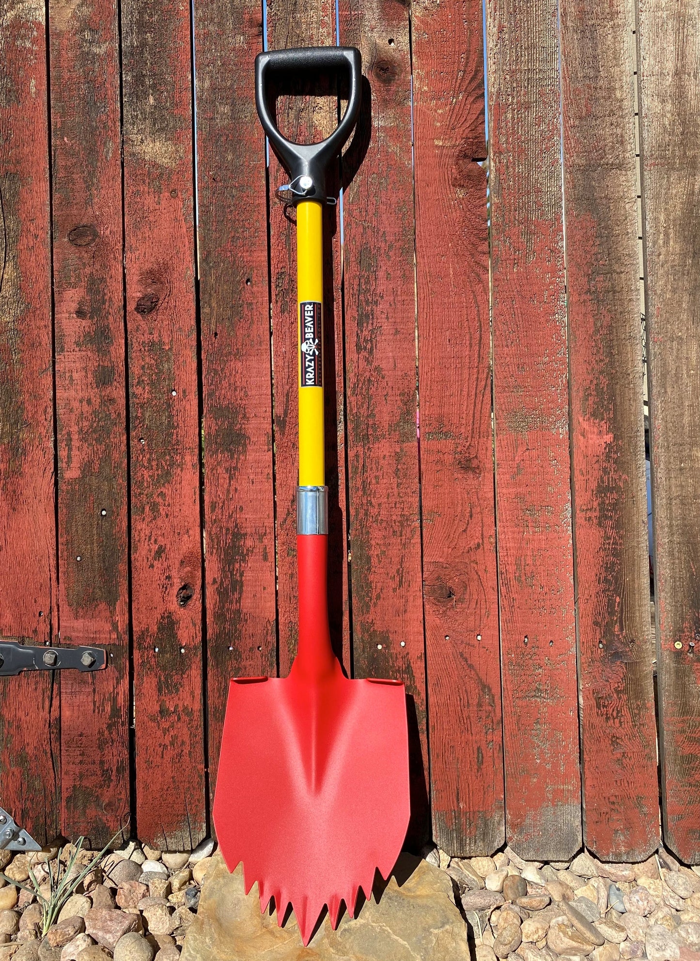 Krazy Beaver Shovel (Textured Red Head / Yellow Handle 45637)