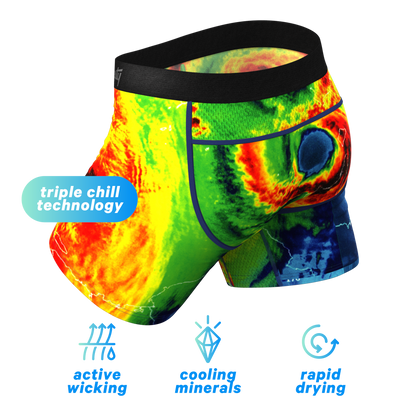 The Insane Hurricane | Hurricane Map paradICE™ Cooling Ball Hammock® Underwear