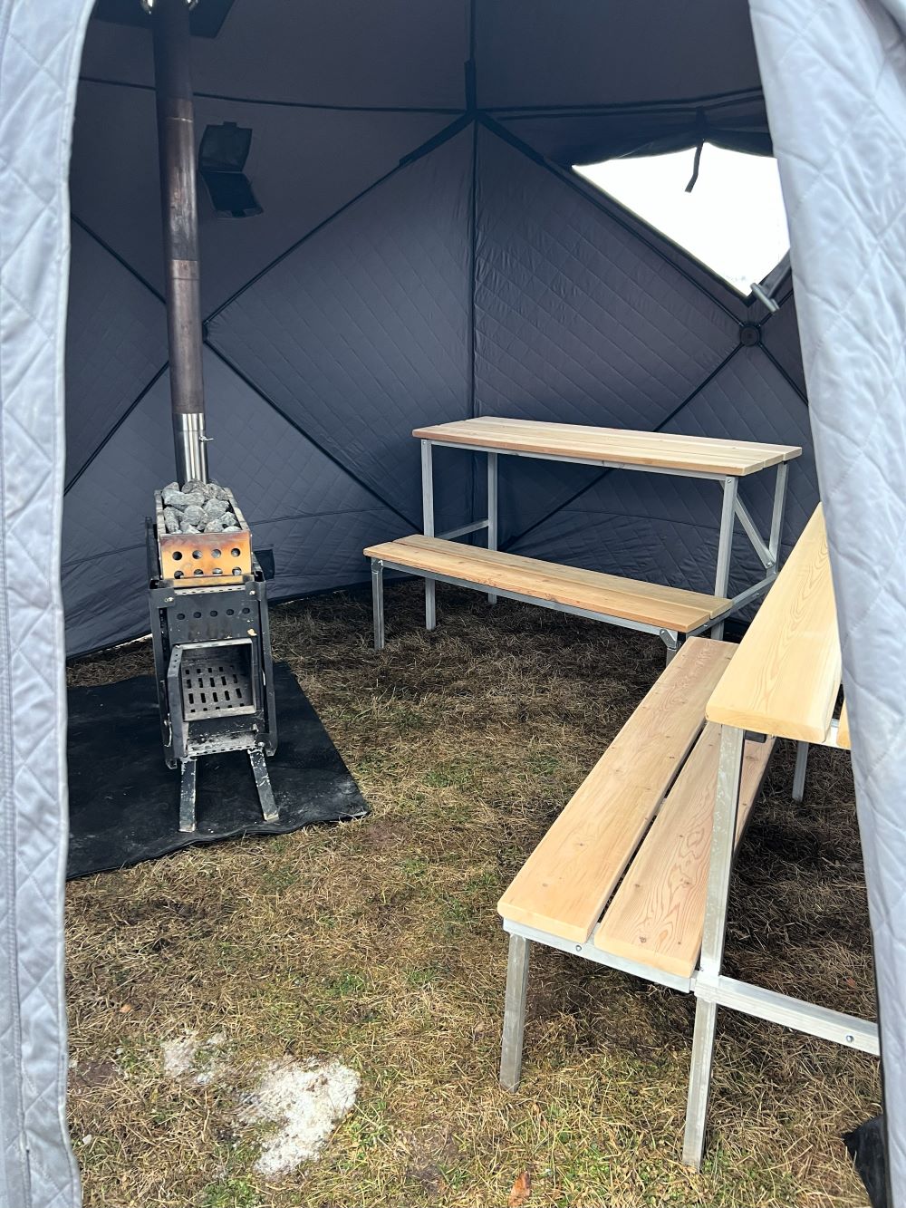 Portable Sauna Bench