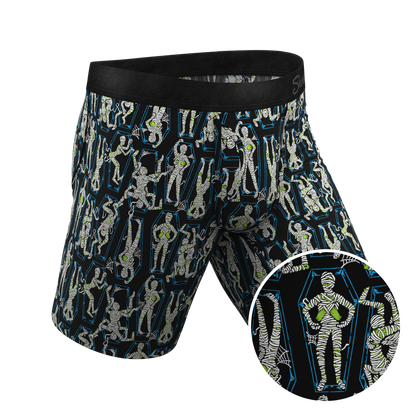 The Inter-Corpse | Halloween Mummies Long Leg Ball Hammock® Pouch Underwear With Fly