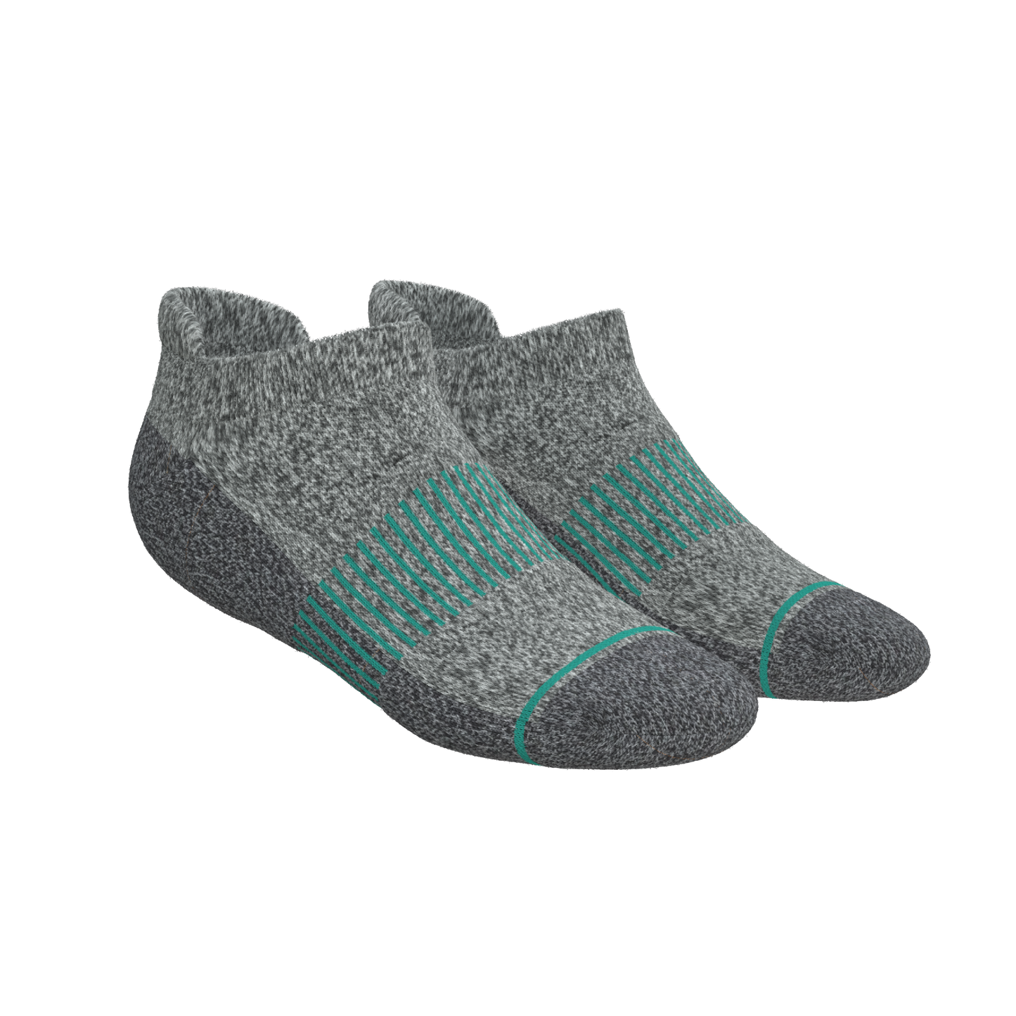 The Intramural Champ | Gray Stay Weird Heel Hammock™ Ankle Socks