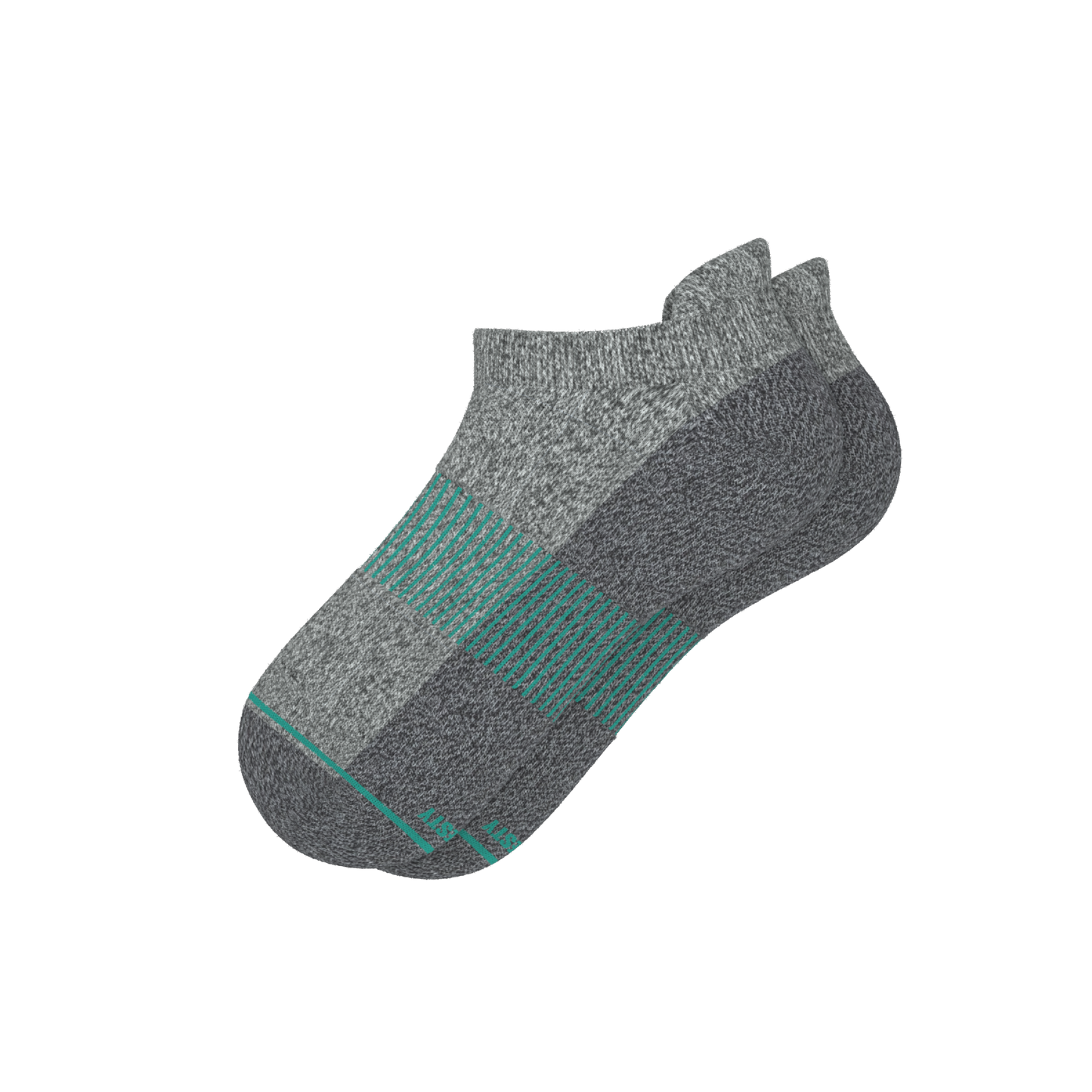 The Intramural Champ | Gray Stay Weird Heel Hammock™ Ankle Socks