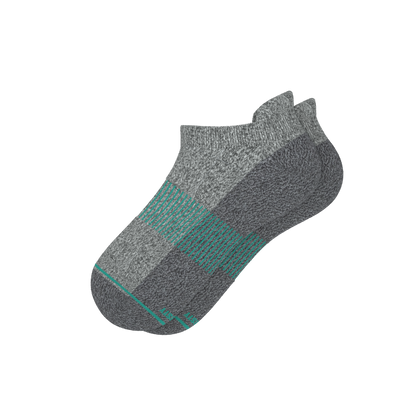 The Intramural Champ | Gray Stay Weird Heel Hammock™ Ankle Socks