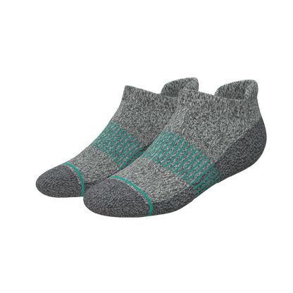 The Intramural Champ | Gray Stay Weird Heel Hammock™ Ankle Socks