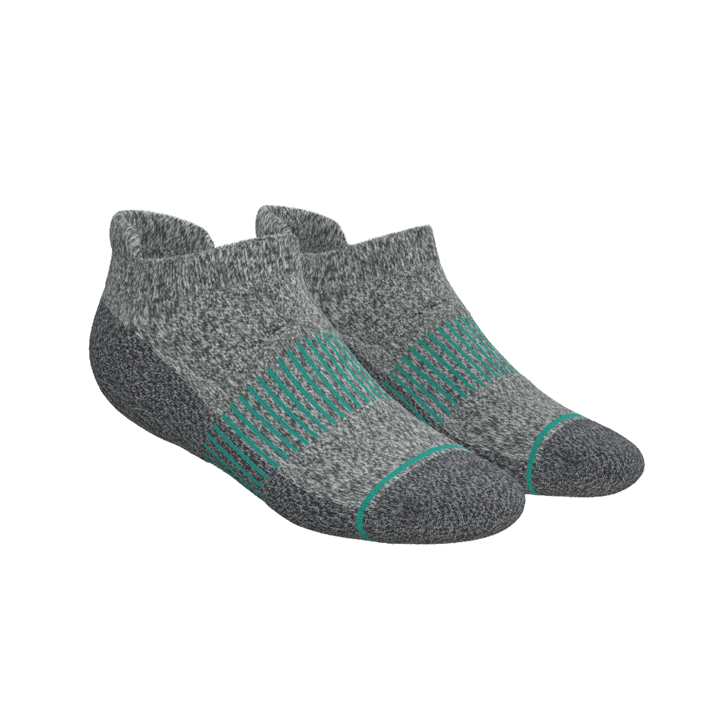 The Intramural Champ | Gray Stay Weird Heel Hammock™ Ankle Socks