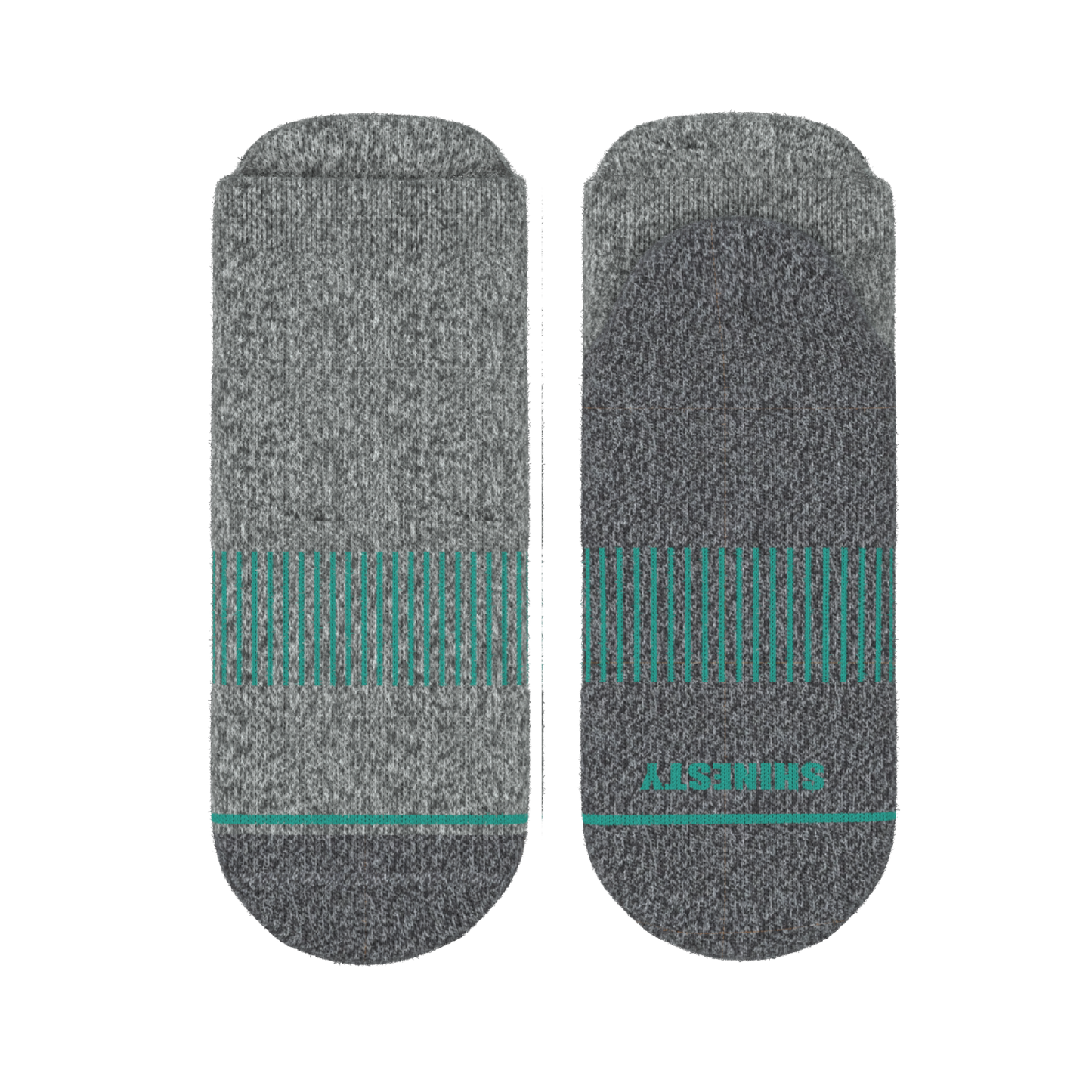 The Intramural Champ | Gray Stay Weird Heel Hammock™ Ankle Socks